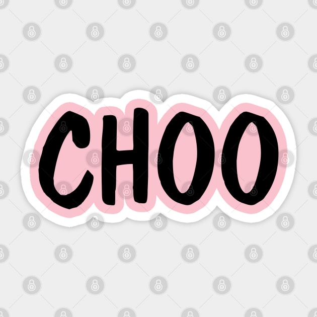 Choo... Twin Design Sticker by PeppermintClover